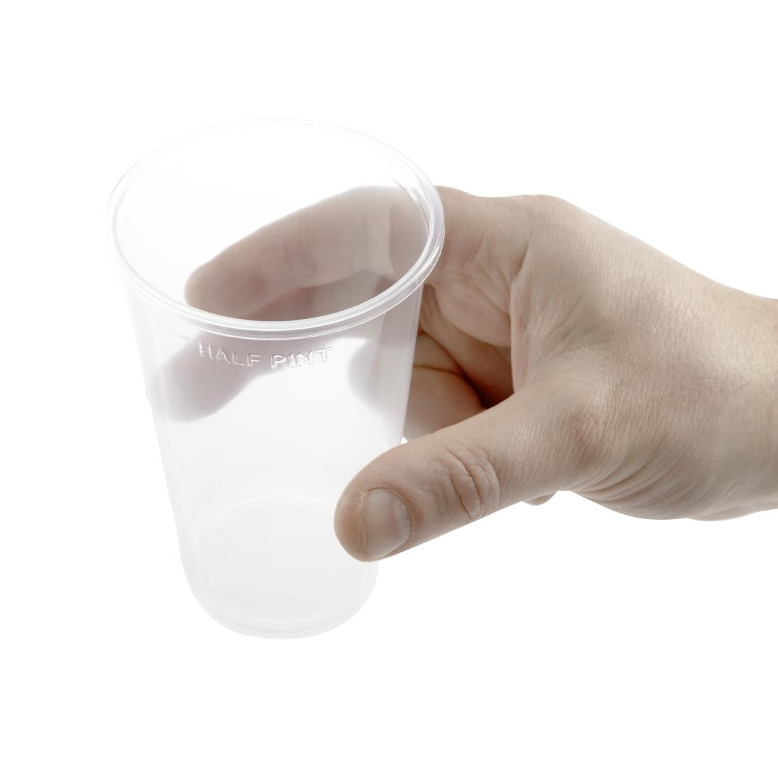 eGreen Flexy-Glasses Recyclable Half Pint To Line UKCA CE Marked 284ml (1000 Pack)