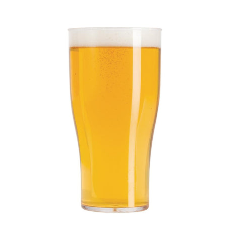 BBP Polycarbonate Nucleated Pint Glasses CE Marked (48 Pack)