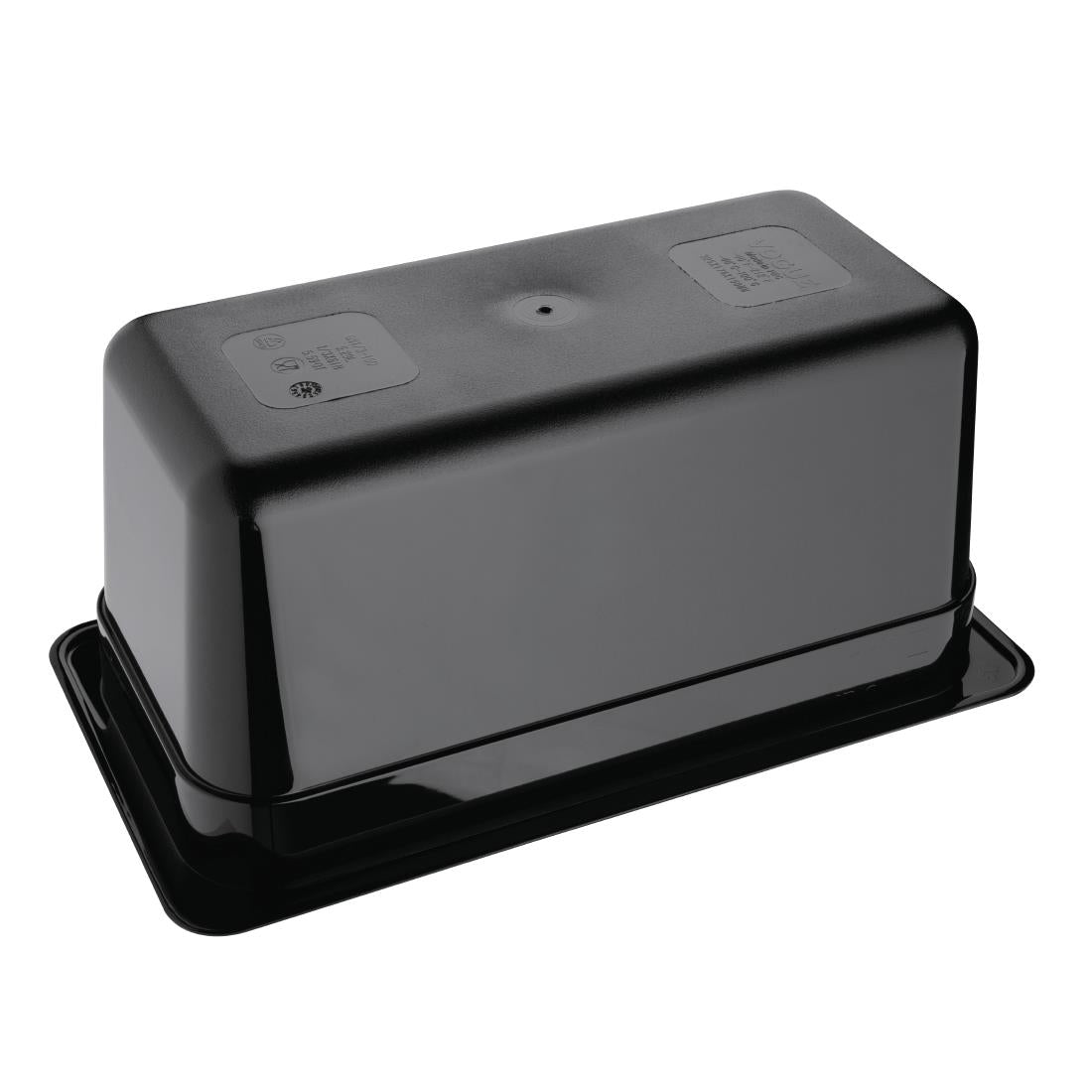 Vogue ABS Gastronorm Tray Black GN 1/3 150mm