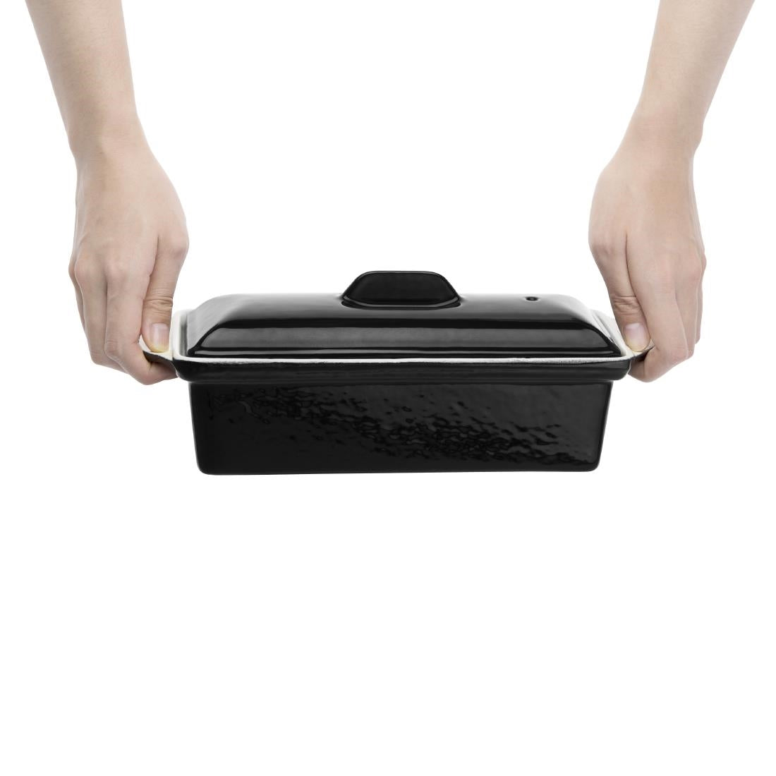 Vogue Cast Iron Pate Terrine Mould Black 1.3Ltr