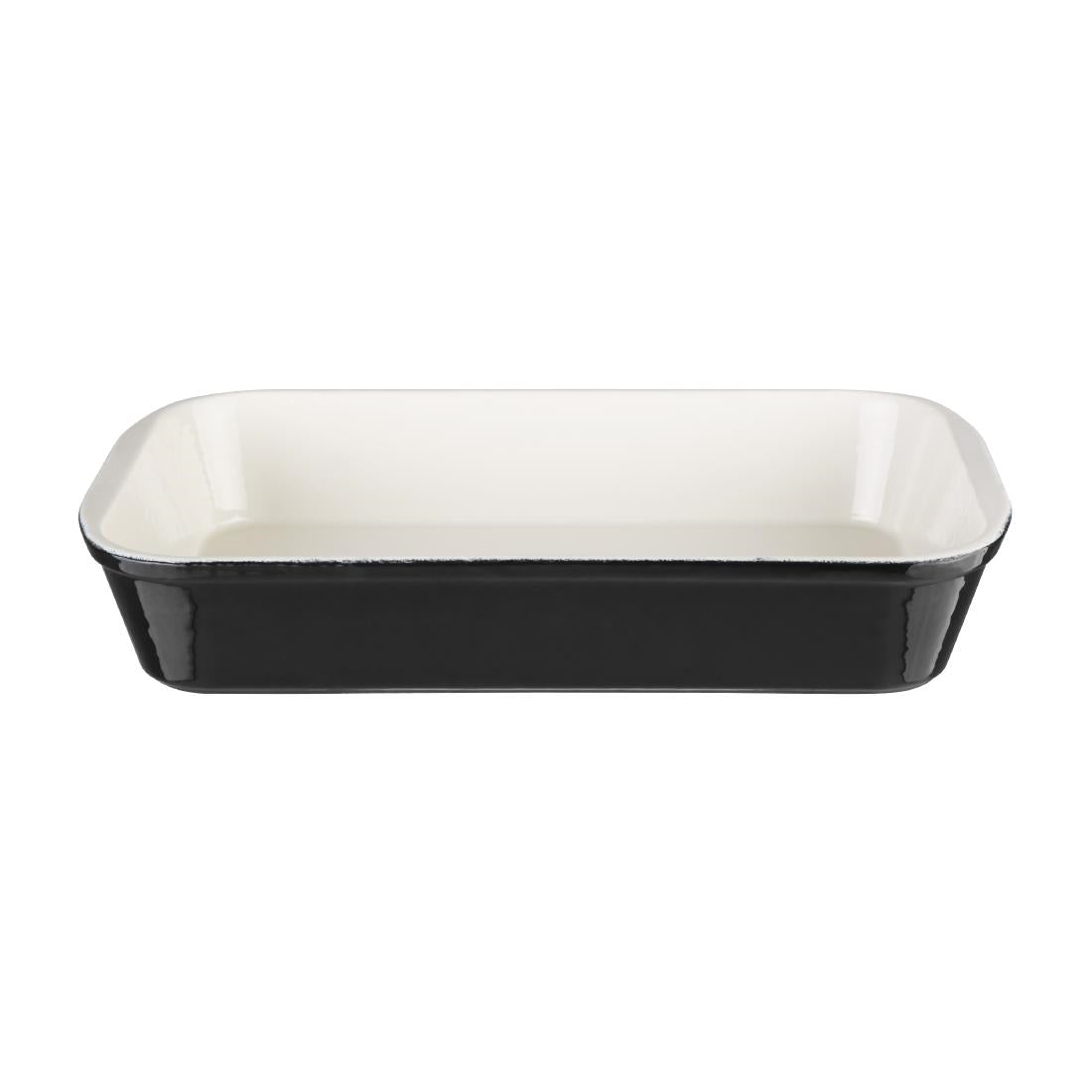 Vogue Cast Iron Roasting Dish Black 3Ltr