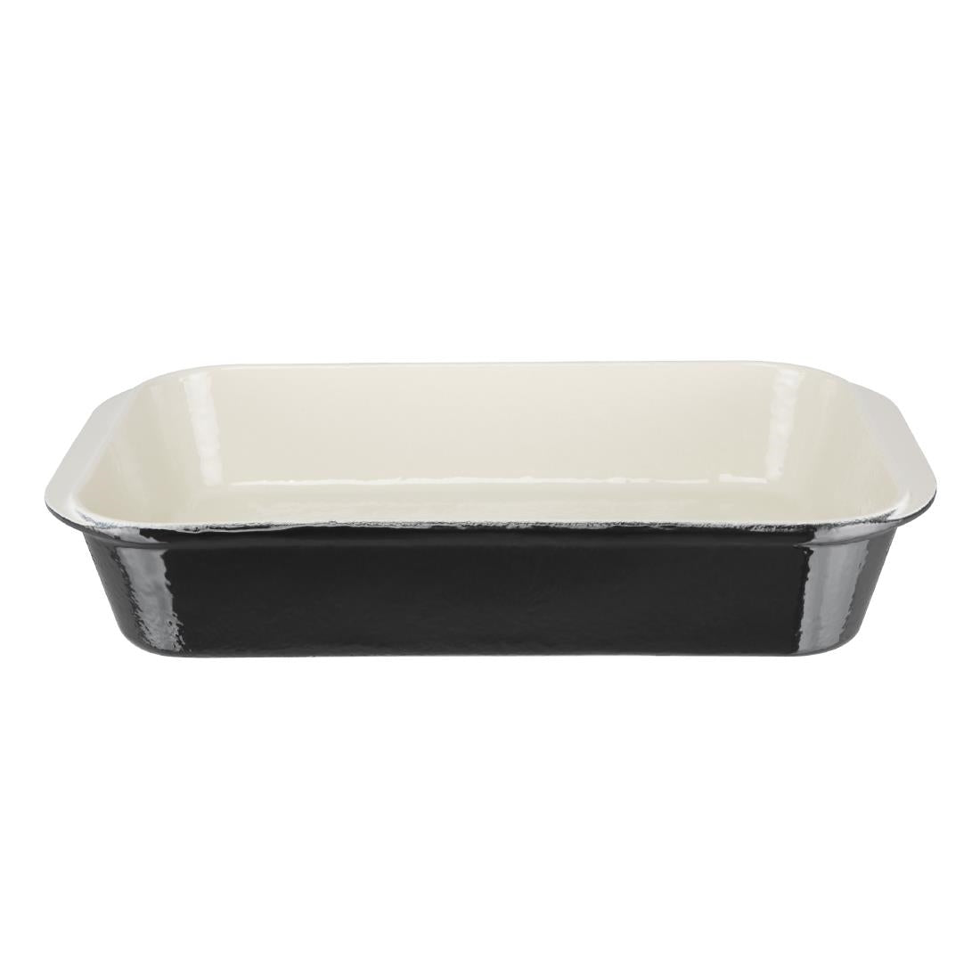 Vogue Cast Iron Roasting Dish Black 5Ltr