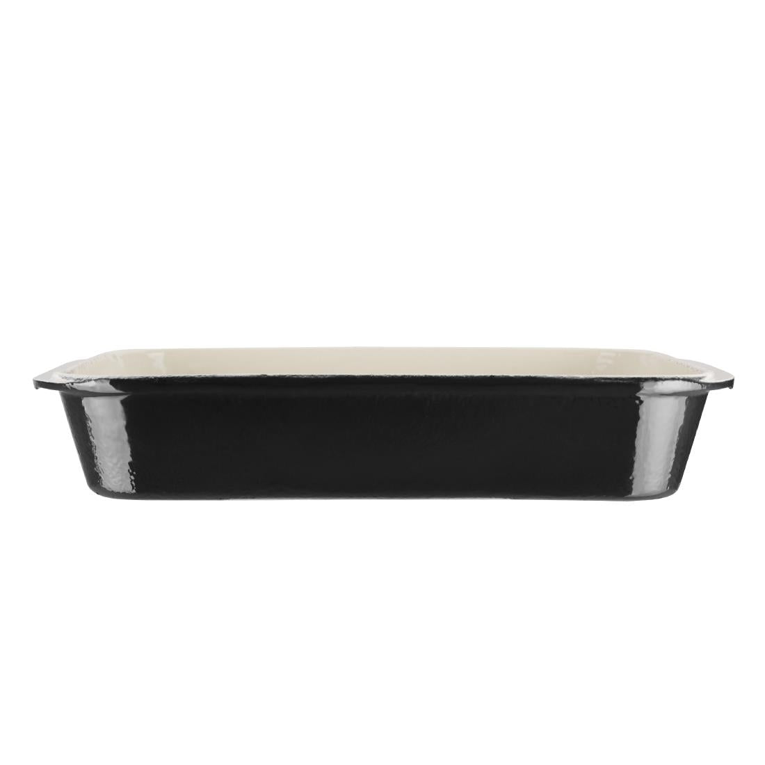 Vogue Cast Iron Roasting Dish Black 5Ltr
