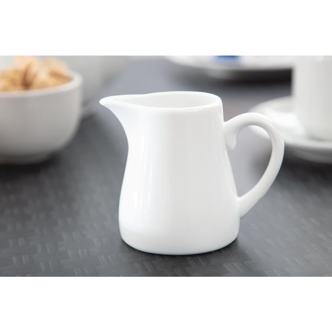 Olympia Whiteware Cream & Milk Jugs 170ml (6 Pack)