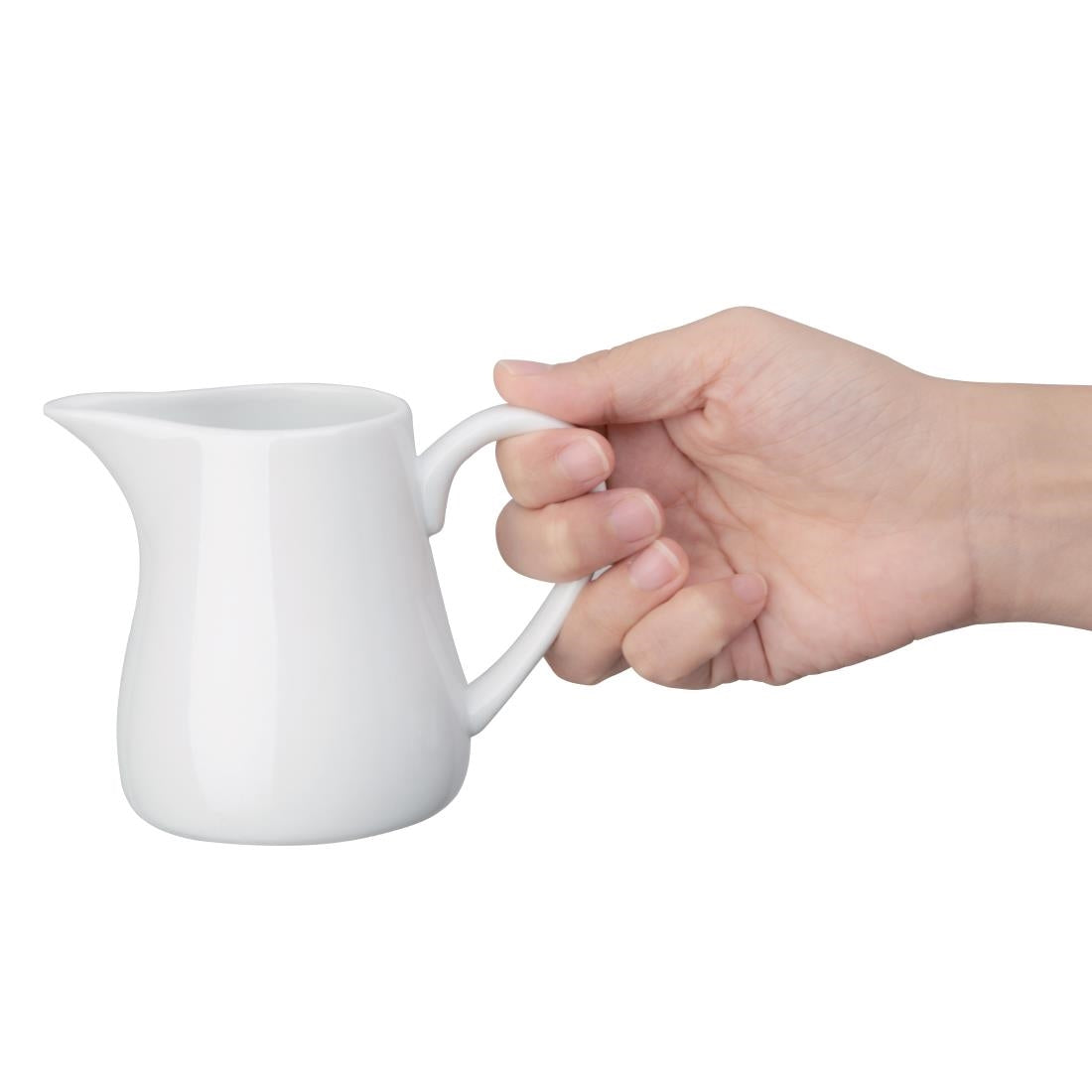 Olympia Whiteware Cream & Milk Jugs 212ml (6 Pack)