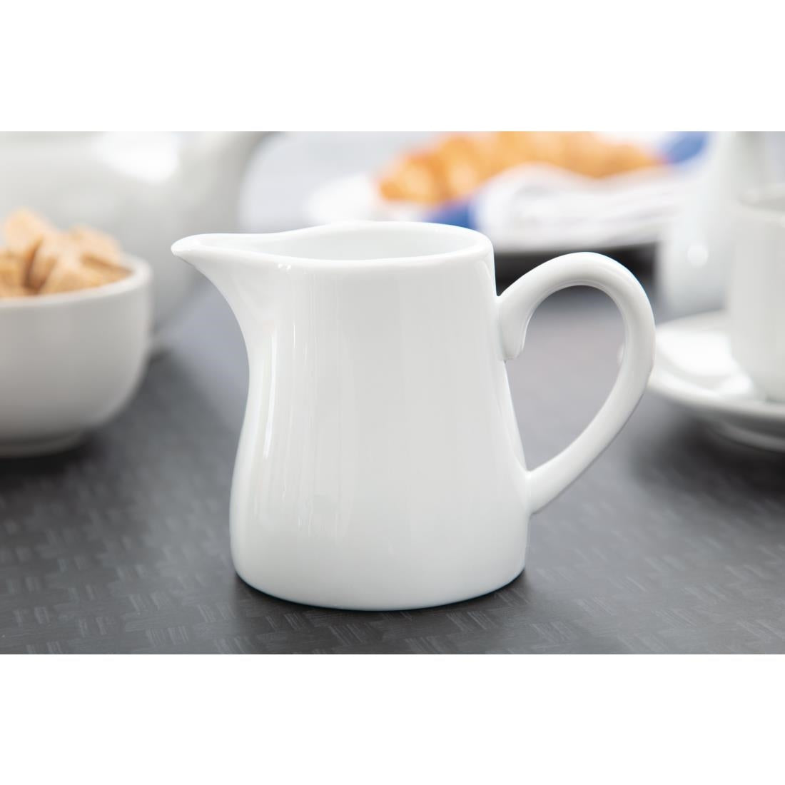 Olympia Whiteware Cream & Milk Jugs 305ml (6 Pack)