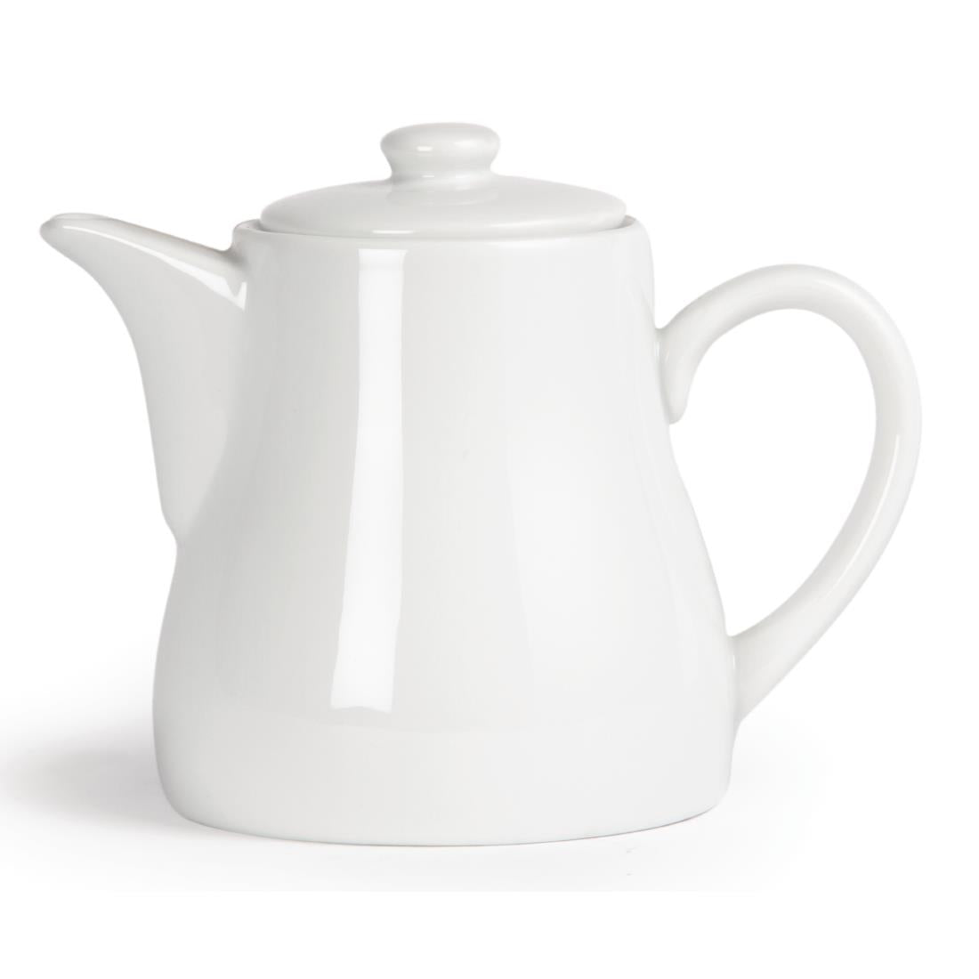 Olympia Whiteware Teapots 795ml (4 Pack)