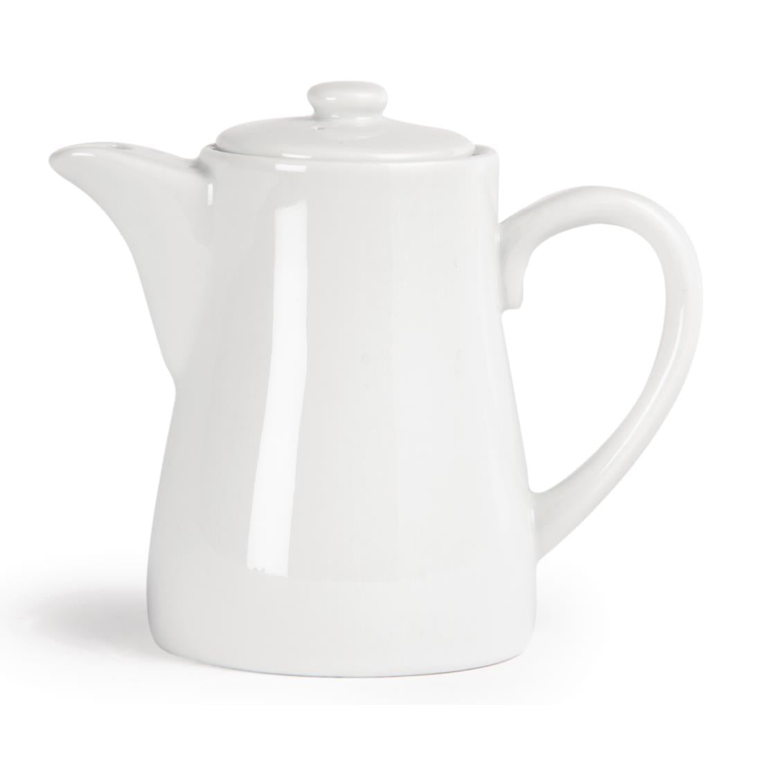 Olympia Whiteware Coffee Pots 310ml (4 Pack)