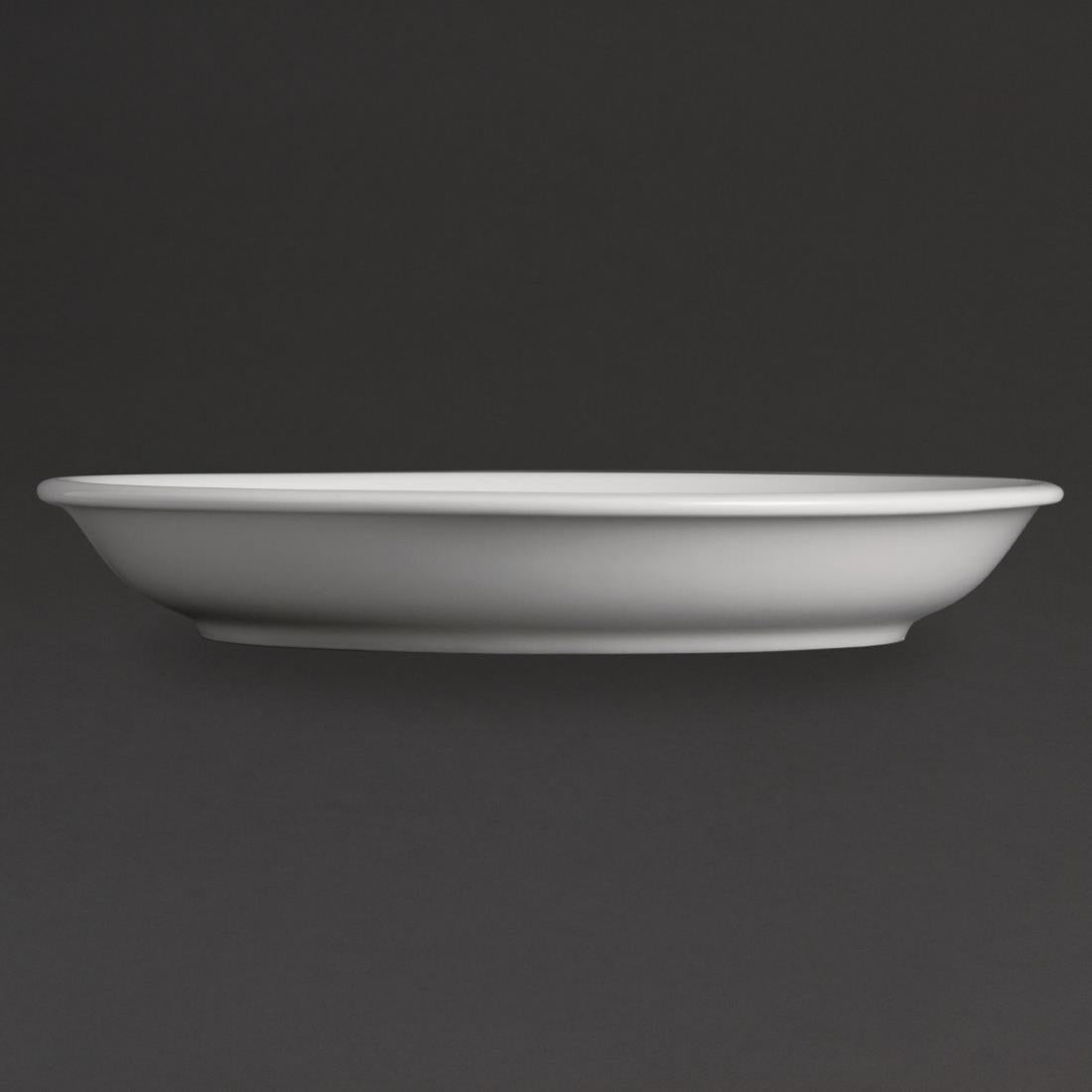 Olympia Whiteware Cappuccino Saucers 180mm (12 Pack)