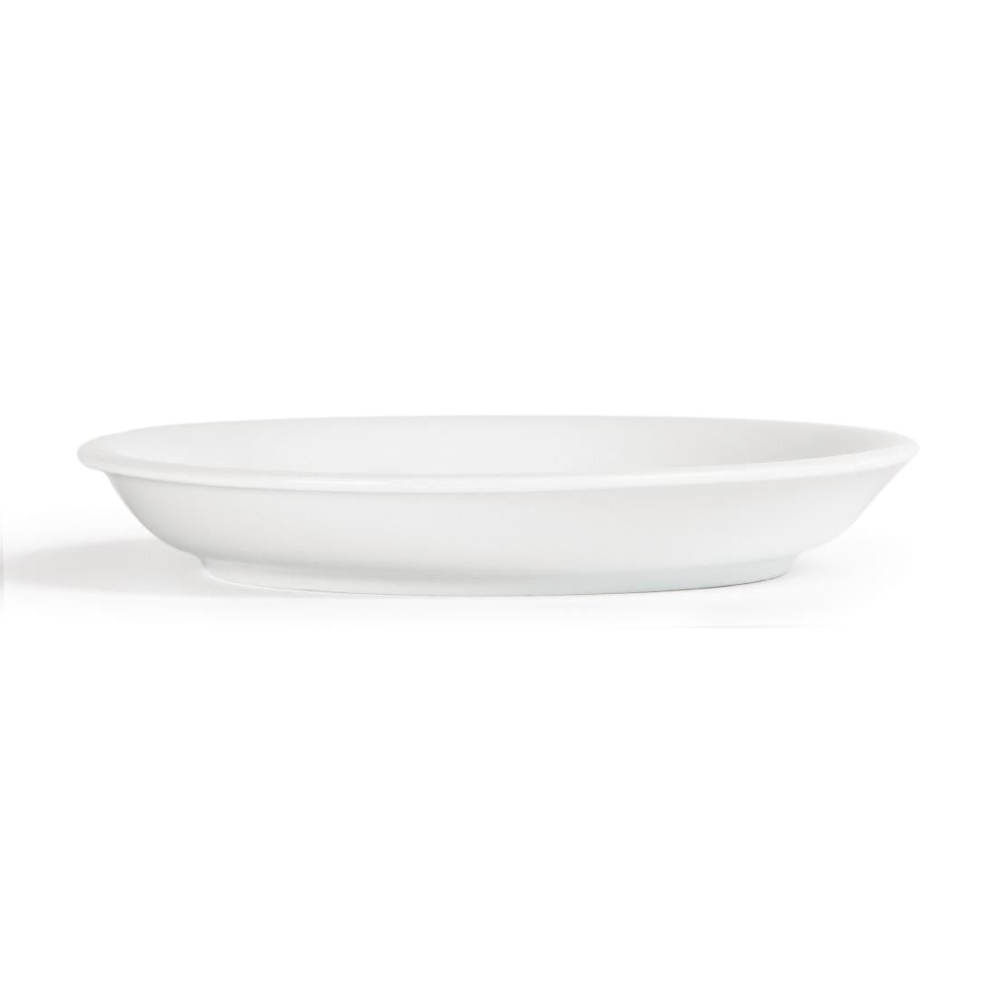 Olympia Whiteware Cappuccino Saucers 180mm (12 Pack)