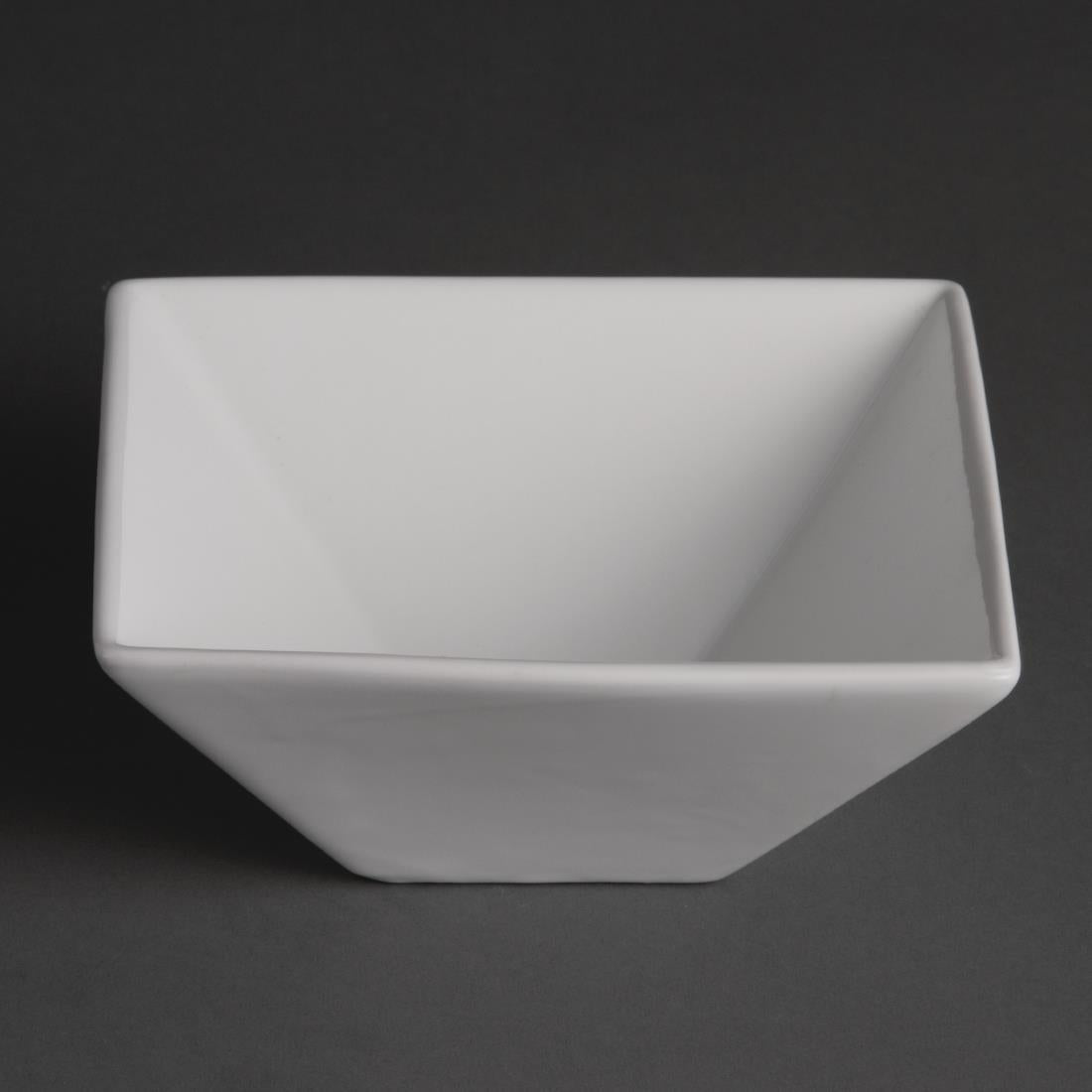 Olympia Whiteware Square Bowls 170mm (12 Pack)