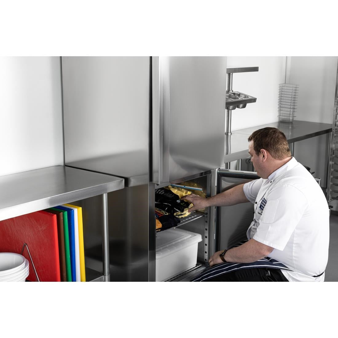 Polar U-Series Fridge Freezer 600Ltr