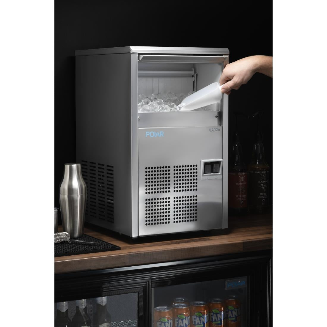 Polar U-Series Gourmet Cube Ice Maker 21kg Output