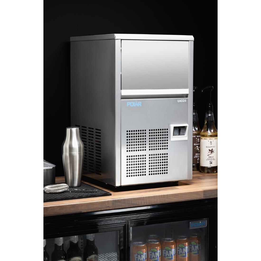 Polar U-Series Gourmet Cube Ice Maker 21kg Output