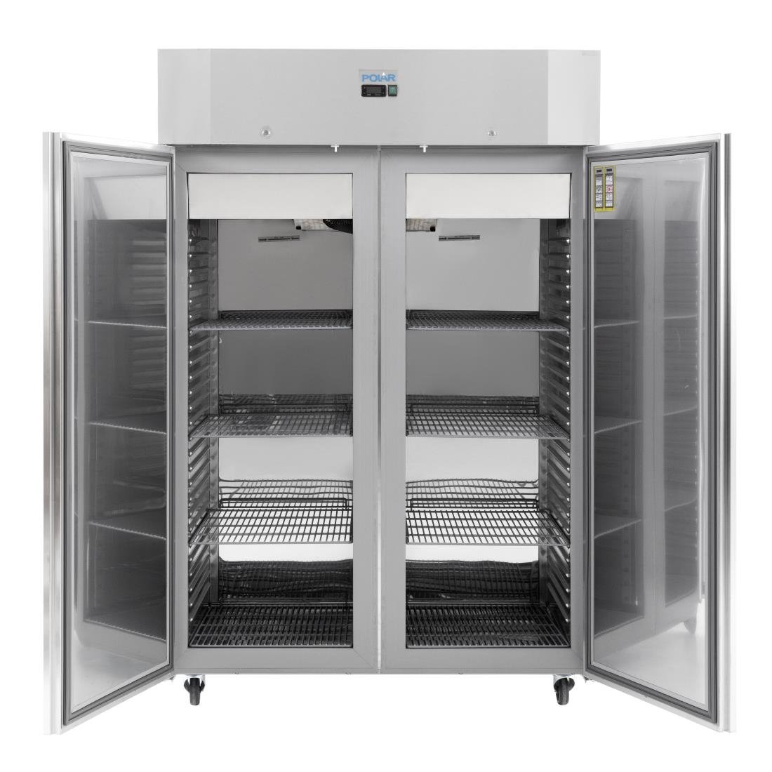 Polar U-Series Energy Efficient Double Door Upright Freezer 1400Ltr