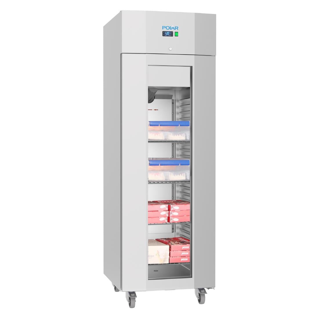 Polar U-Series Energy Efficient Glass Door Upright Storage/Display Freezer