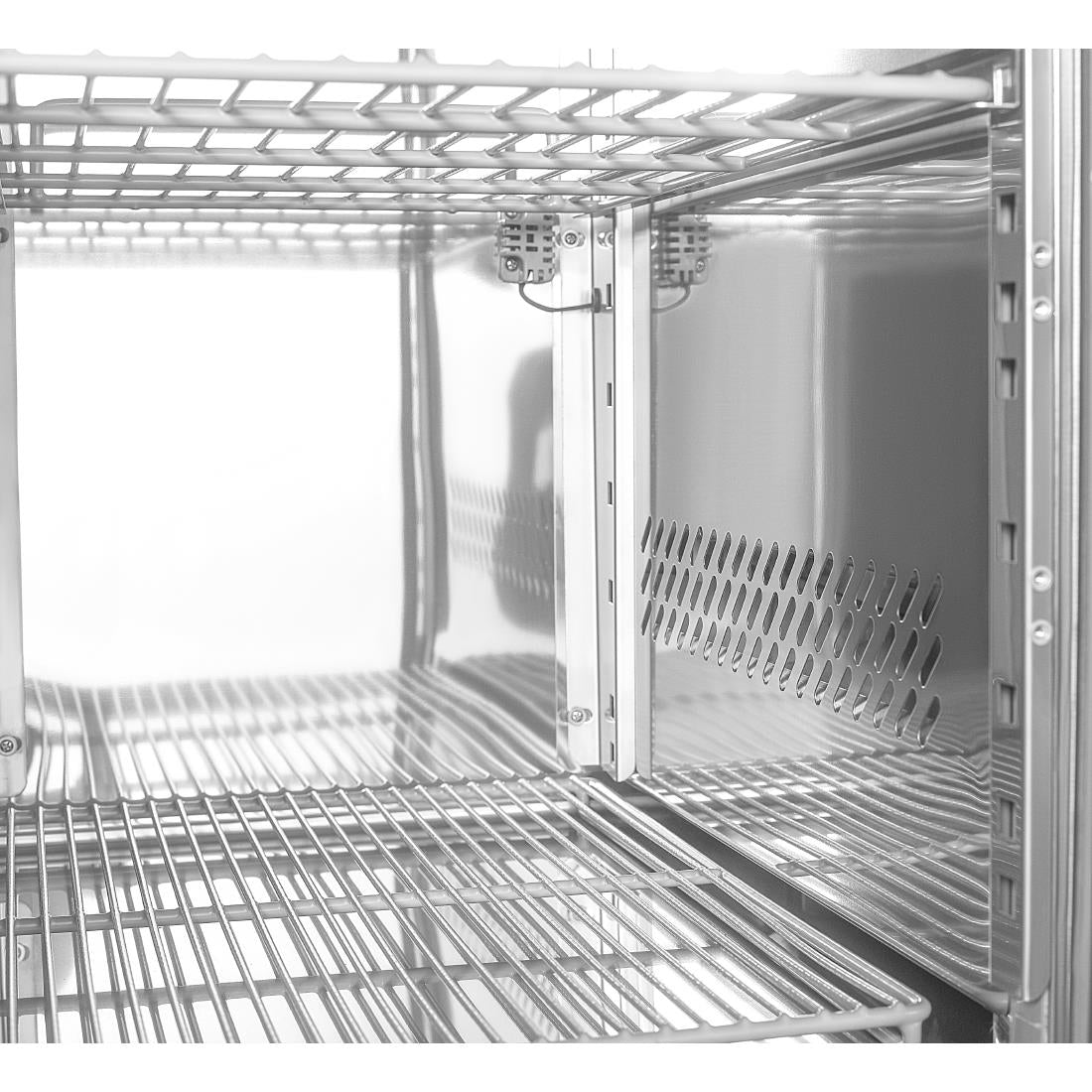 Polar U-Series Four Door Counter Fridge 553Ltr