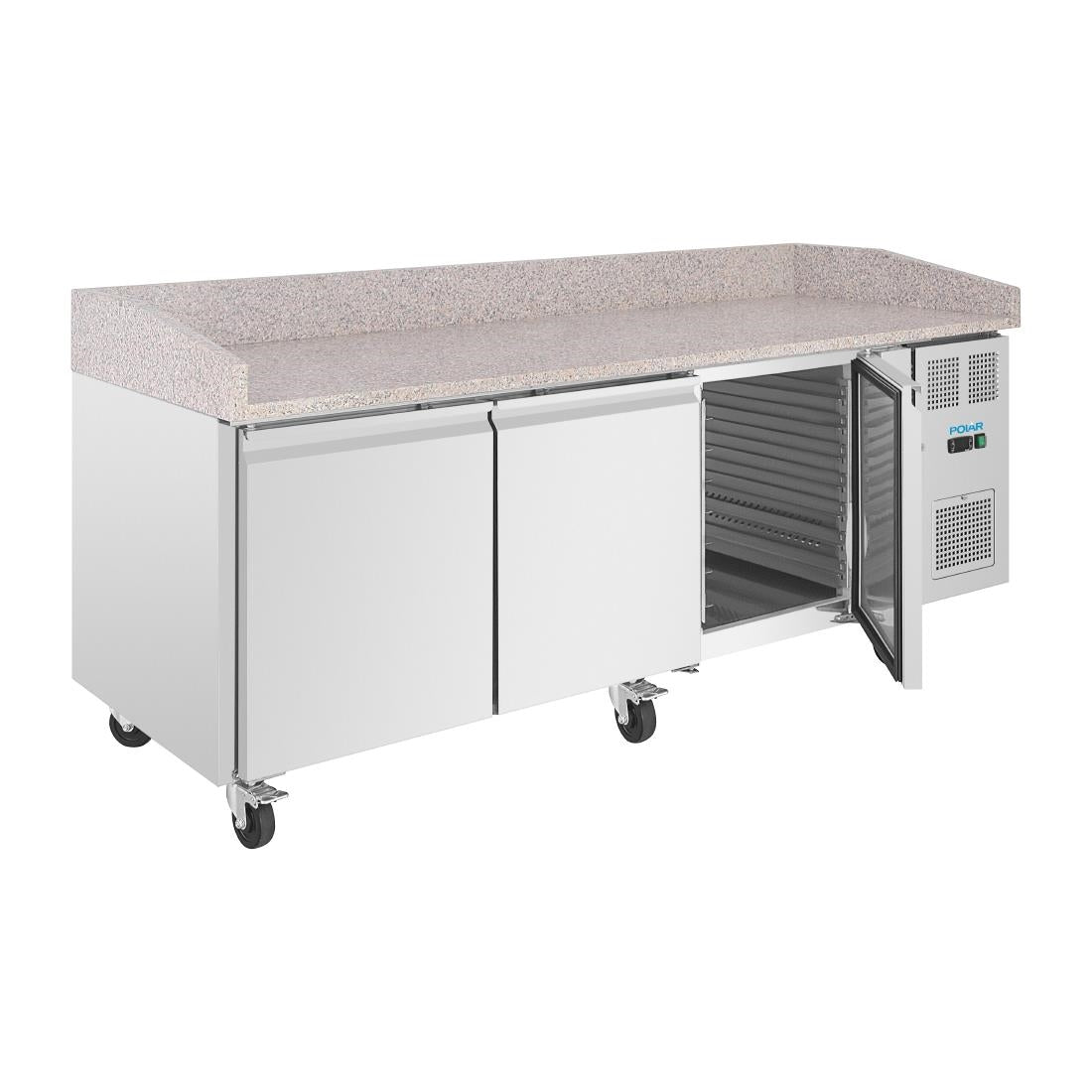 Polar U-Series Bakery Counter Fridge with Granite Top 634Ltr