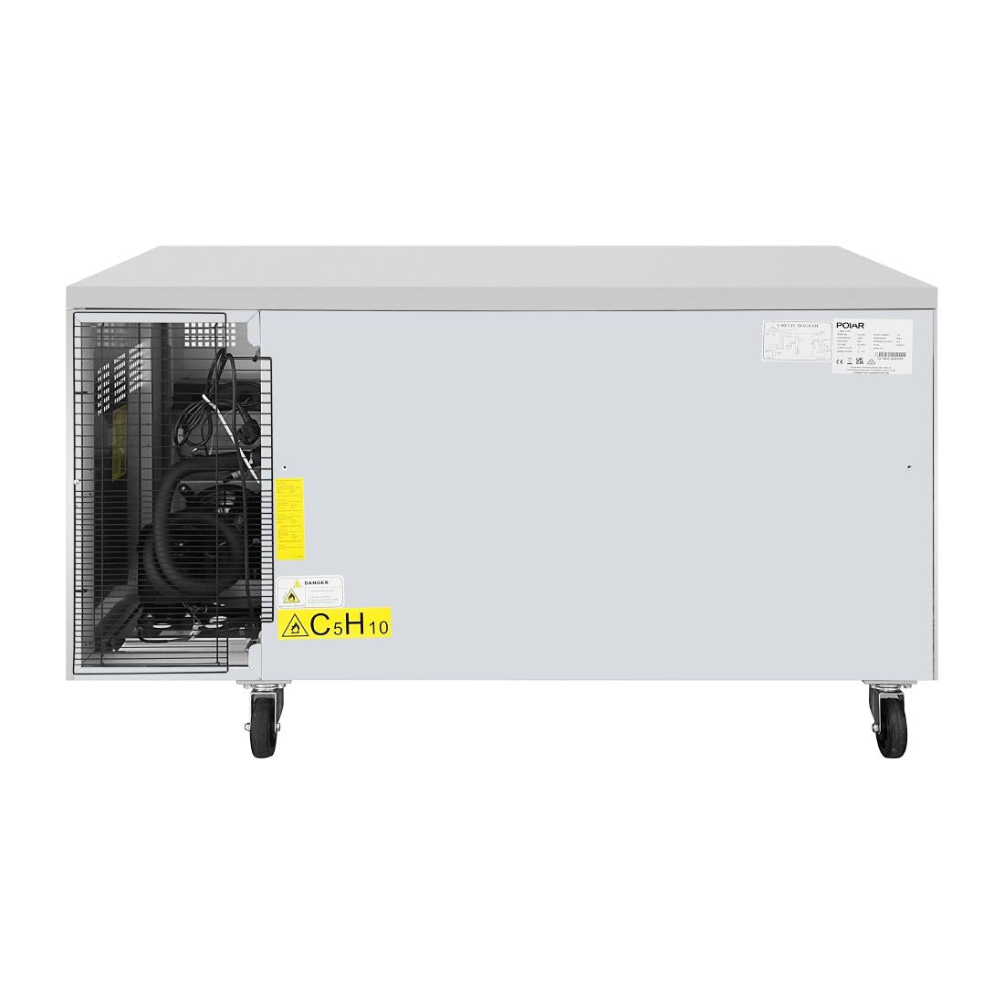 Polar U-Series Double Door Patisserie Counter 427Ltr