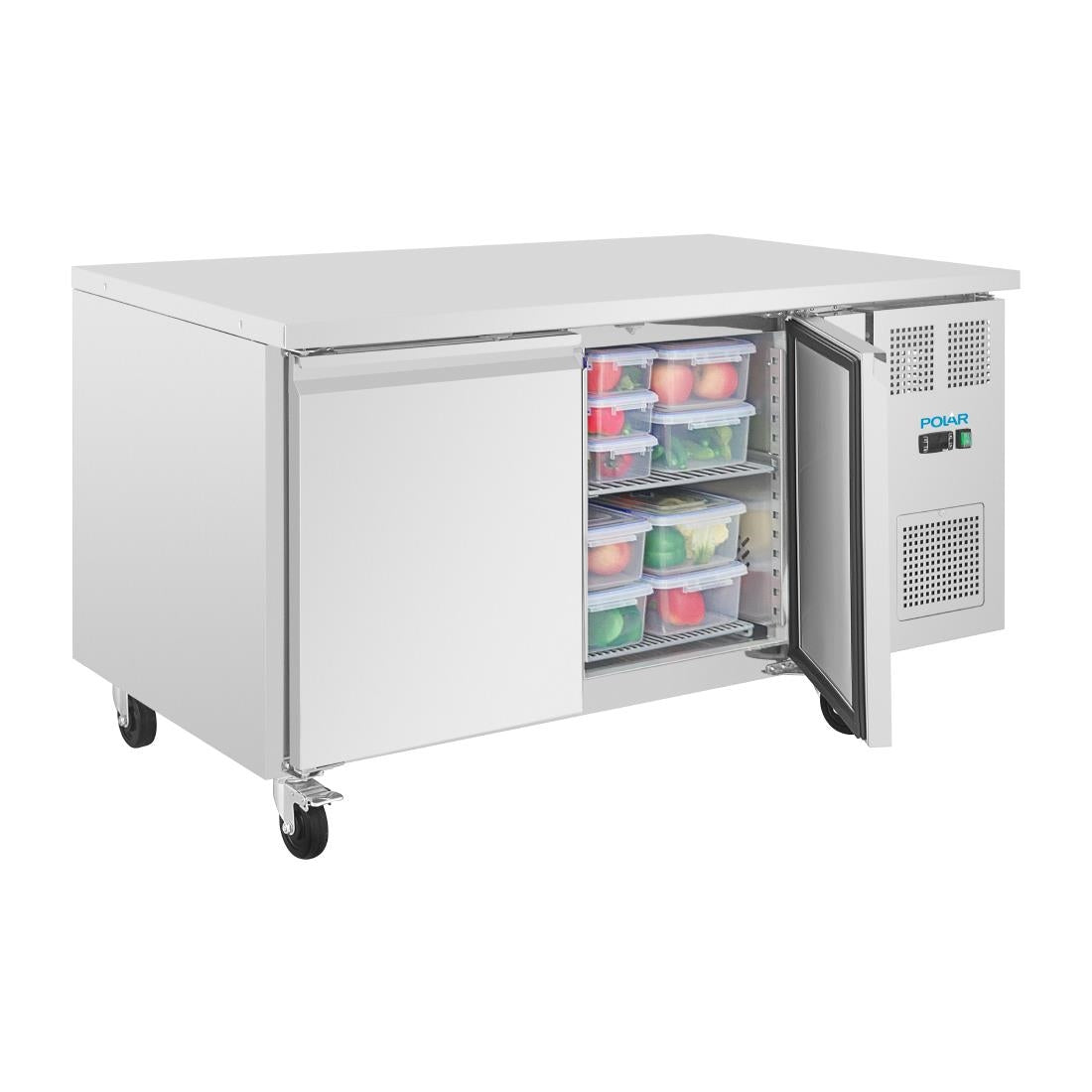 Polar U-Series Double Door Patisserie Counter 427Ltr