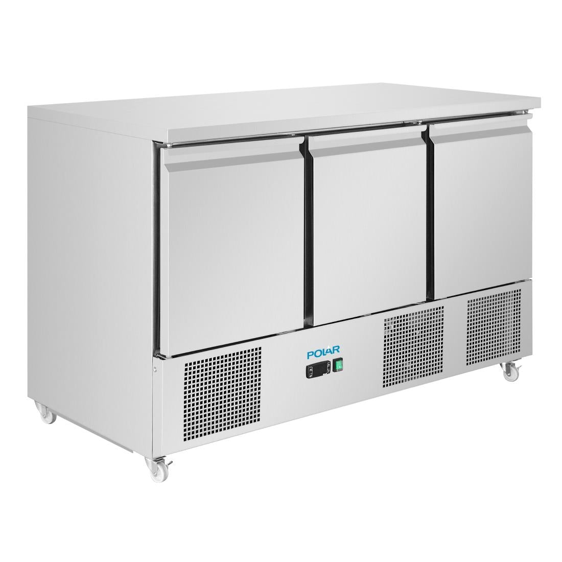 Polar U-Series Ventilated 3 Door Counter Fridge