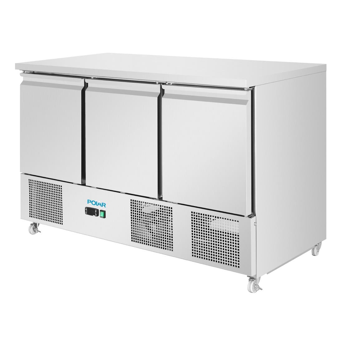 Polar U-Series Ventilated 3 Door Counter Fridge