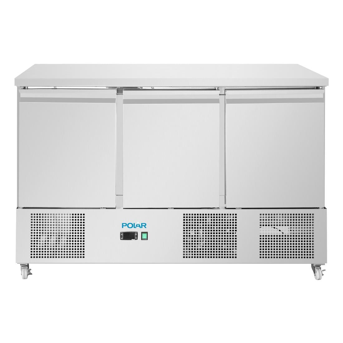 Polar U-Series Ventilated 3 Door Counter Fridge