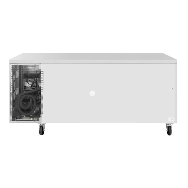 Polar U-Series 2 Door & 2 Drawer Counter Fridge 242Ltr