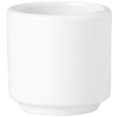 Steelite Simplicity White Footless Egg Cups 47mm (12 Pack)
