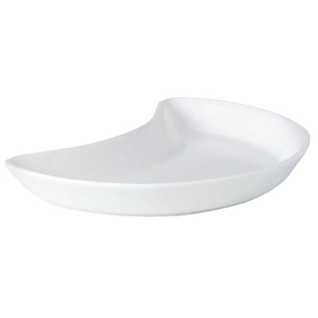 Steelite Simplicity White Crescent Salad Plates 202mm (12 Pack)