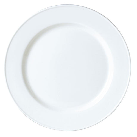 Steelite Simplicity White Slimline Plates 255mm (24 Pack)