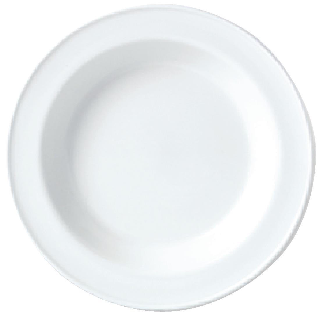 Steelite Simplicity White Soup Plates 215mm (24 Pack)