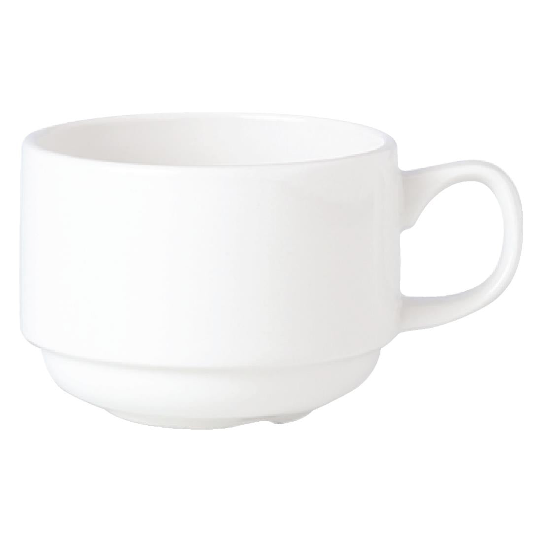 Steelite Simplicity White Stacking Slimline Cups 170ml (36 Pack)
