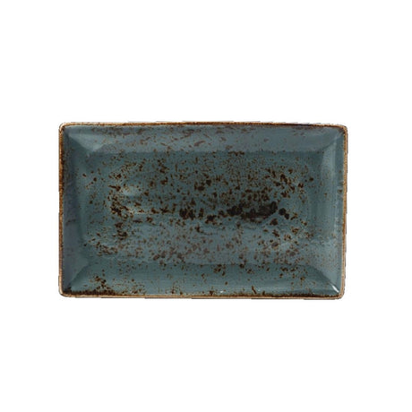 Steelite Craft Blue Rectangular Platters 270x 167mm (6 Pack)