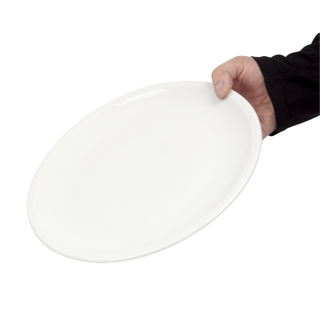 Steelite Simplicity White Pizza Plates 315mm (6 Pack)