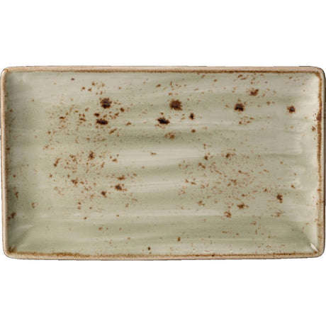 Steelite Craft Green Rectangular Platters 270x 167mm (6 Pack)