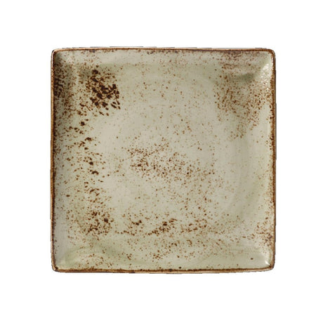 Steelite Craft Green Square Platters 270mm (6 Pack)