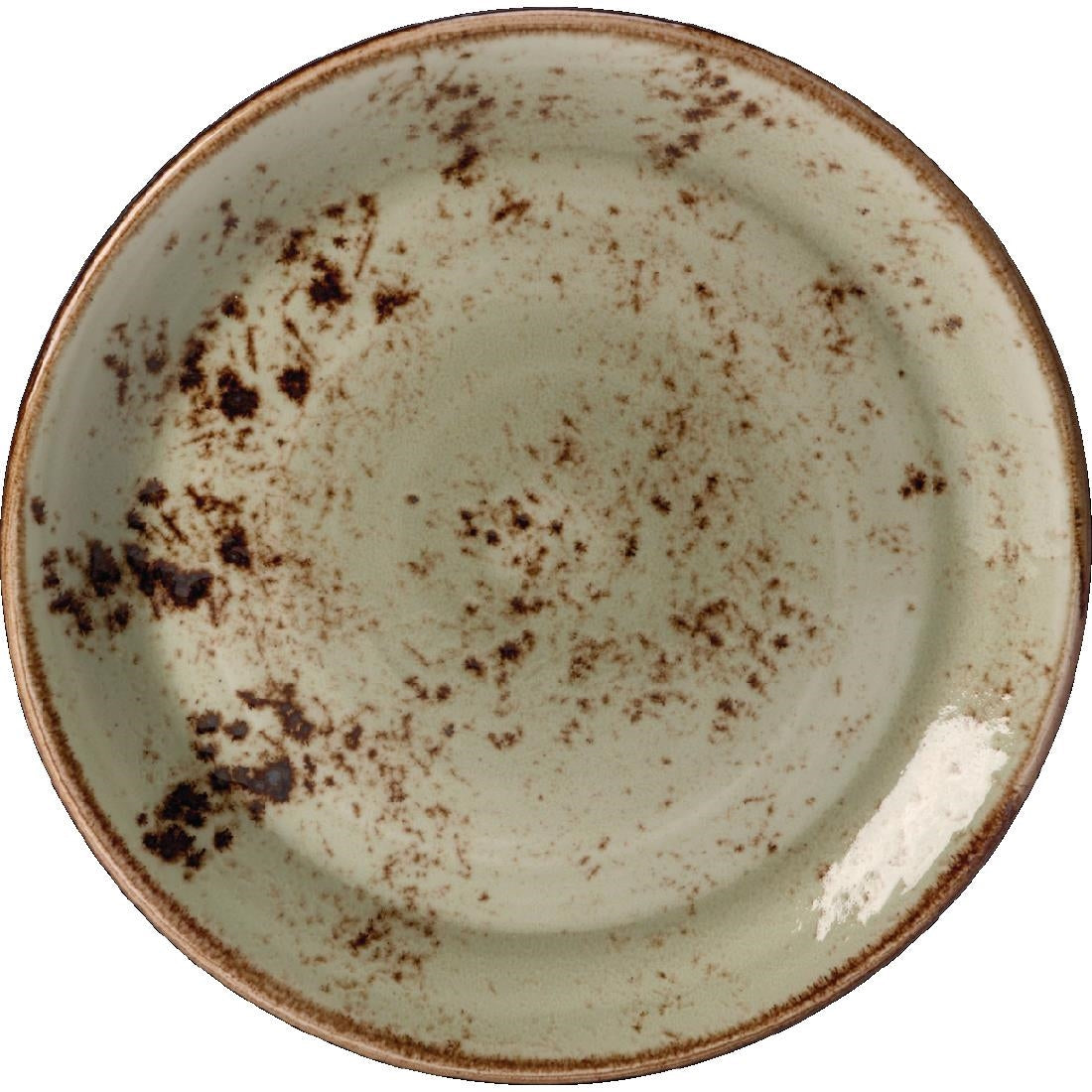 Steelite Craft Green Coupe Plates 202mm (24 Pack)
