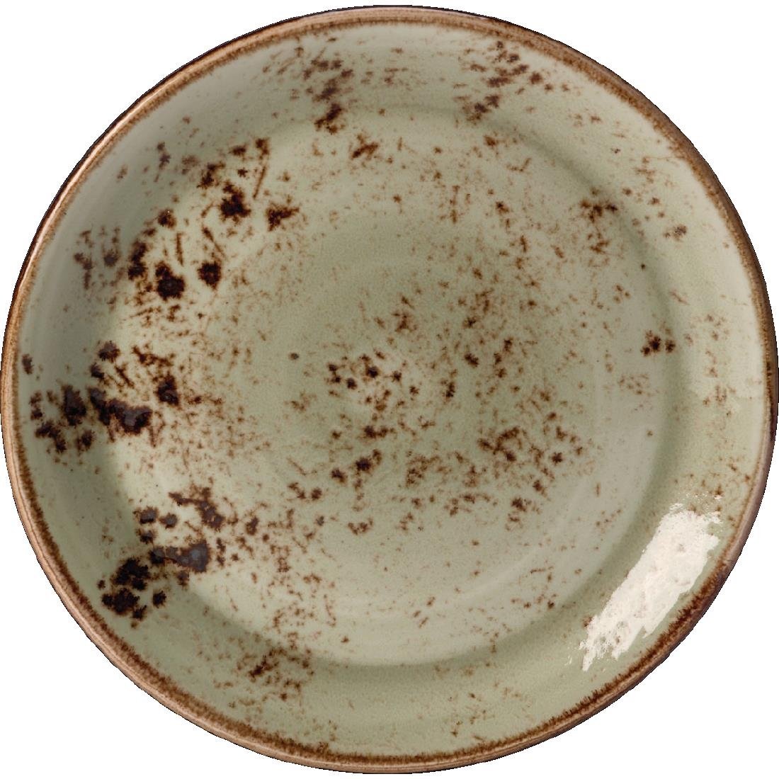 Steelite Craft Green Coupe Plates 300mm (12 Pack)