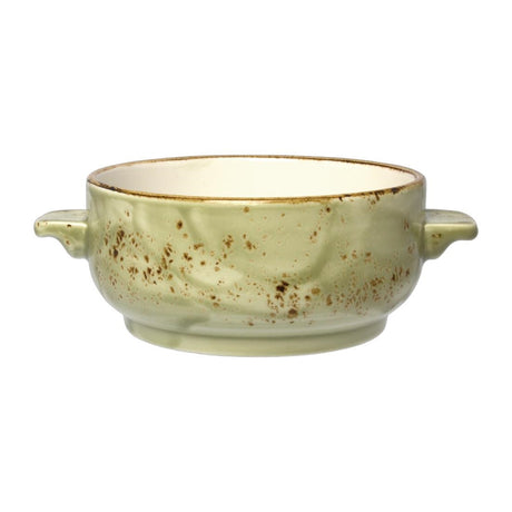 Steelite Craft Green Soup Casserole Bowls 425ml (6 Pack)