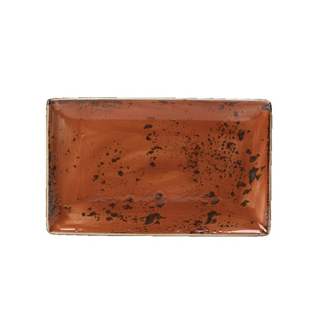 Steelite Craft Terracotta Rectangular Platters 270mm (6 Pack)