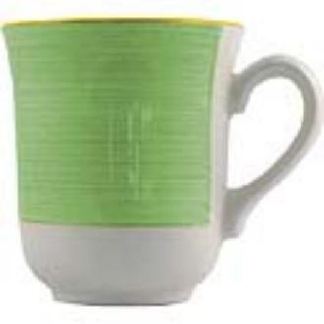 Steelite Rio Green Club Mugs 285ml (36 Pack)