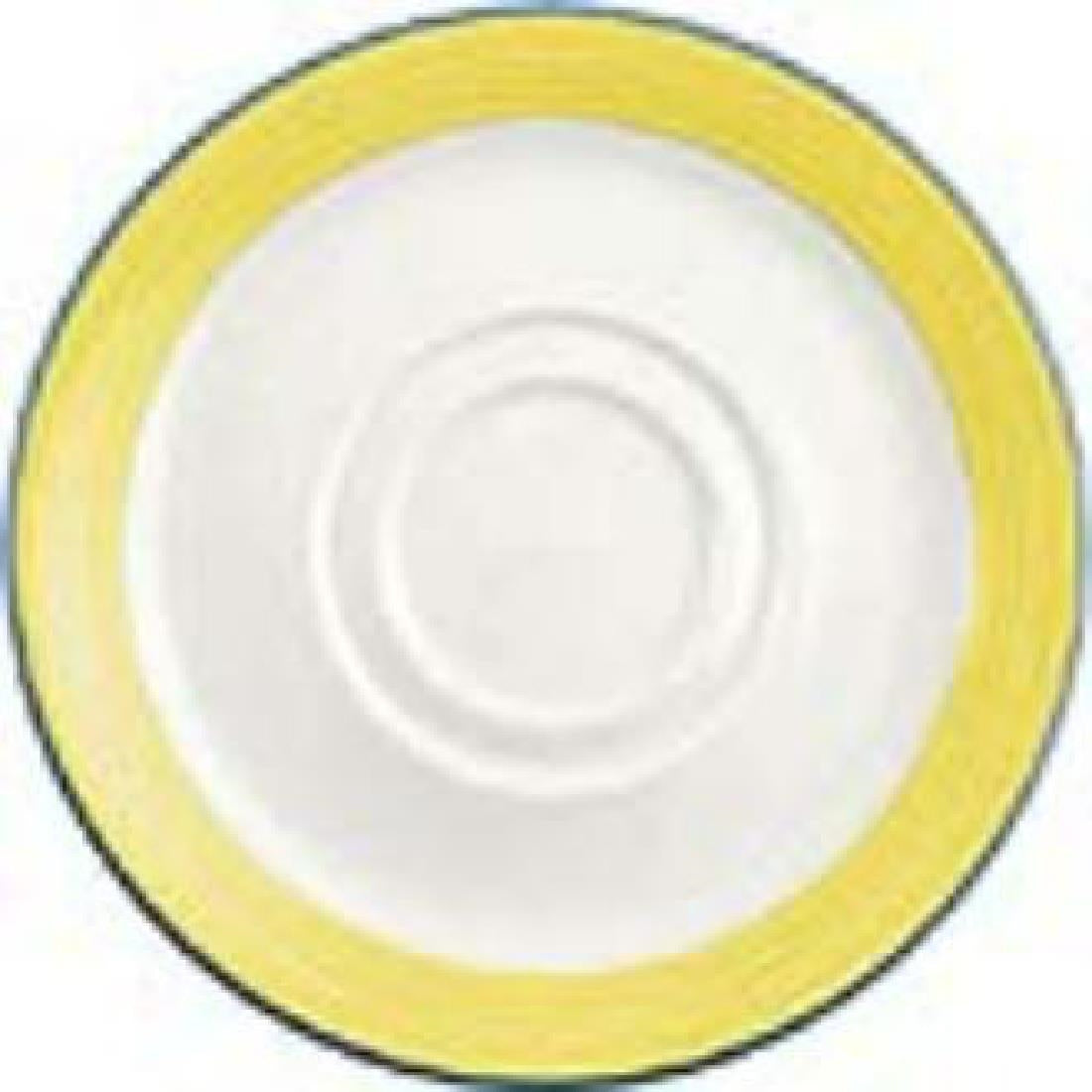 Steelite Rio Yellow Saucers 145mm (36 Pack)
