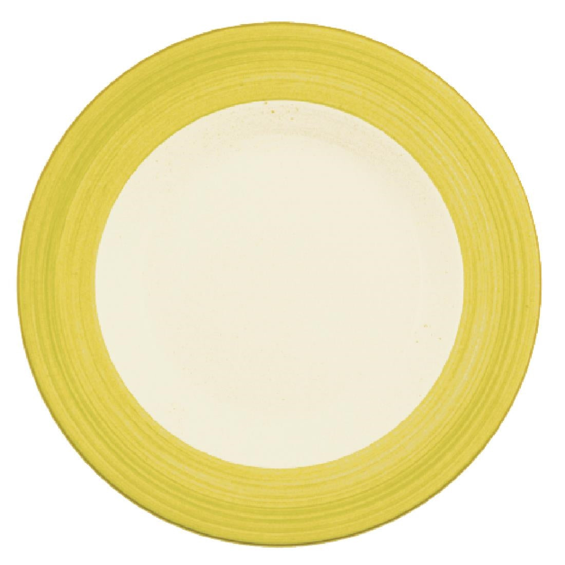 Steelite Rio Yellow Slimline Plates 157mm (36 Pack)