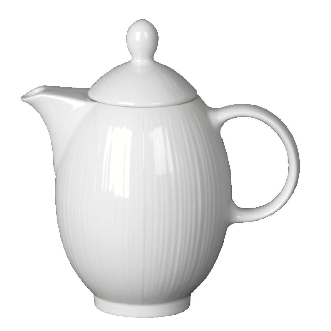 Steelite Spyro Coffee Pots with Lids 340ml (6 Pack)