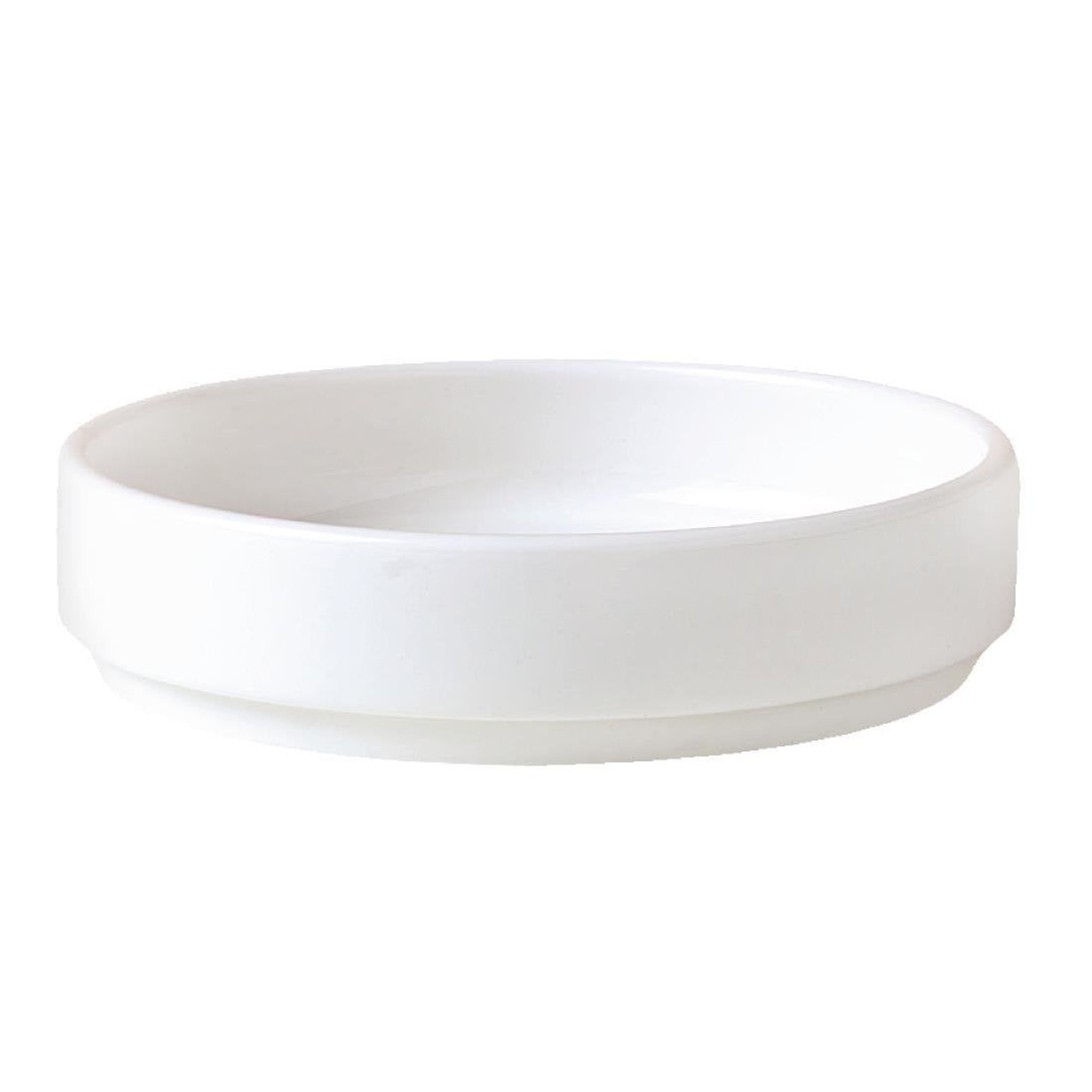 Steelite Monaco White Stacking Ashtrays 75mm (12 Pack)