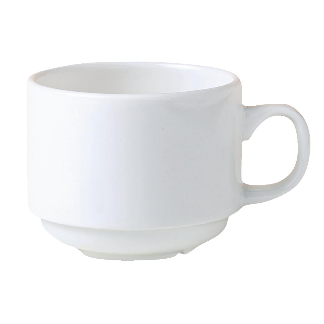 Steelite Monaco White Stacking Cups 212ml (36 Pack)