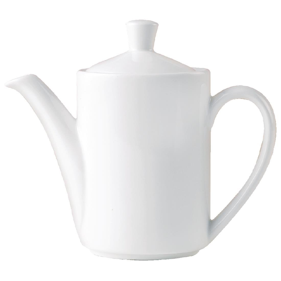 Steelite Monaco White Vogue Coffee Pots 312ml (6 Pack)