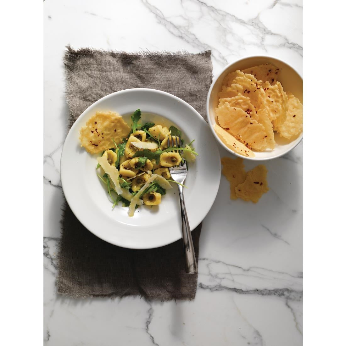 Steelite Monaco White Nouveau Bowls 270mm (6 Pack)