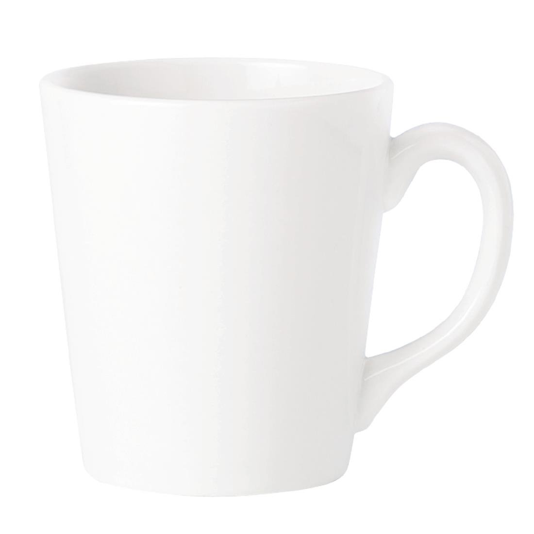 Steelite Simplicity White Coffeehouse Mugs 262ml (36 Pack)